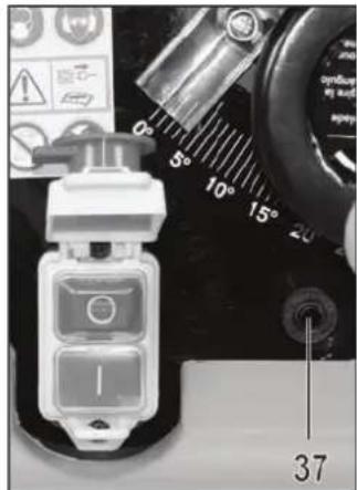 ATIKA PTK 250 S - Zapnutie stroja - 2