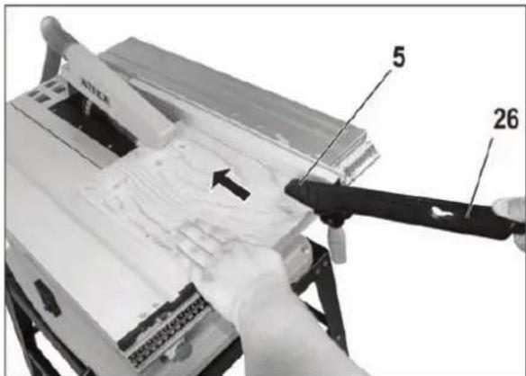 ATIKA PTK 250 S - Cutting narrow workpieces - 3