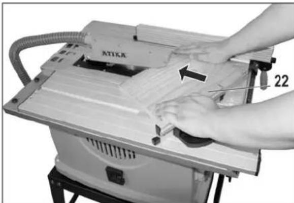 ATIKA PTK 250 S - Het zagen van brede werkstukken - 2