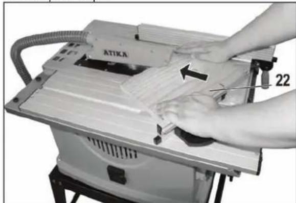 ATIKA PTK 250 S - Напречни разрези/успоредни разрези - 1