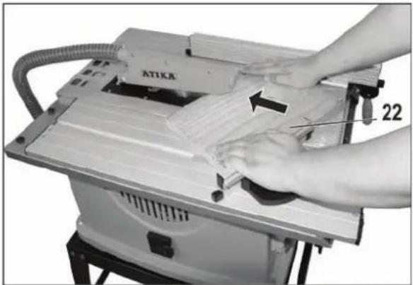 ATIKA PTK 250 S - Řezání širokého materiálu - 2