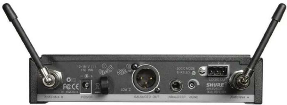 SHURE SLX4L - Supplément au guide d'utilisation du SLX4L: fonctionnalité logique - 1