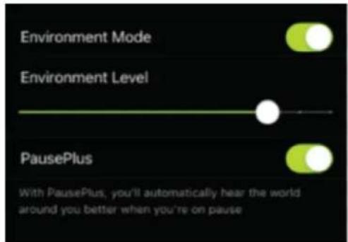 SHURE AONIC FREE - Mode Environnement - 2