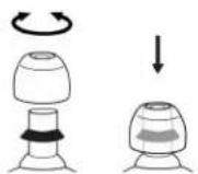 SHURE AONIC FREE - Changement des inserts - 1