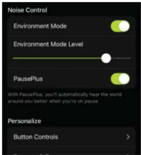 SHURE AONIC FREE - Mode Environnement - 3