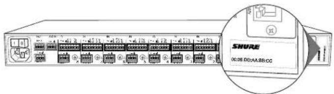 SHURE SCM820 - Accès à l'interface graphique sans l'application Discovery - 1