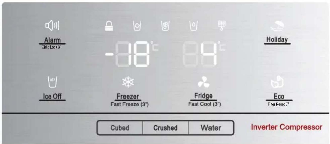 ELECTROLUX EAL565NWCN - Display controls - 1