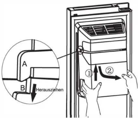 ELECTROLUX EAL565NWCN - Schritte des Entfernens: - 1