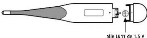 Reer ExpressTemp 98112 - Changement de pile - 1