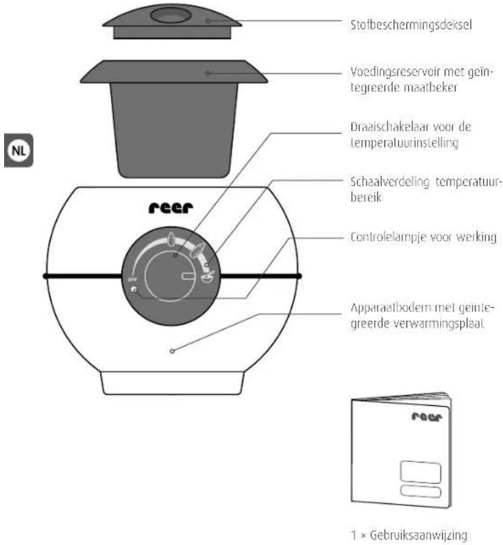 Reer FoodBall 33030 - Leveringsomvang en apparaatspecificaties - 1