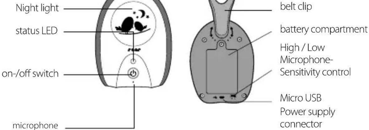 Reer Rigi 50070 - Description of babyphone - 2