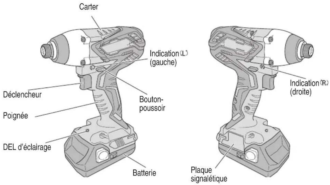 HiKOKI WH18DGL - NOM DES PARTIES - 1