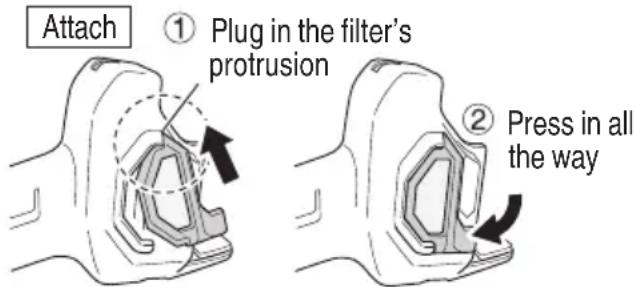HiKOKI GP18DA - Cleaning the filter - 2