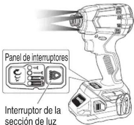 HiKOKI WH18DC - Cómo utilizar la luz LED - 1