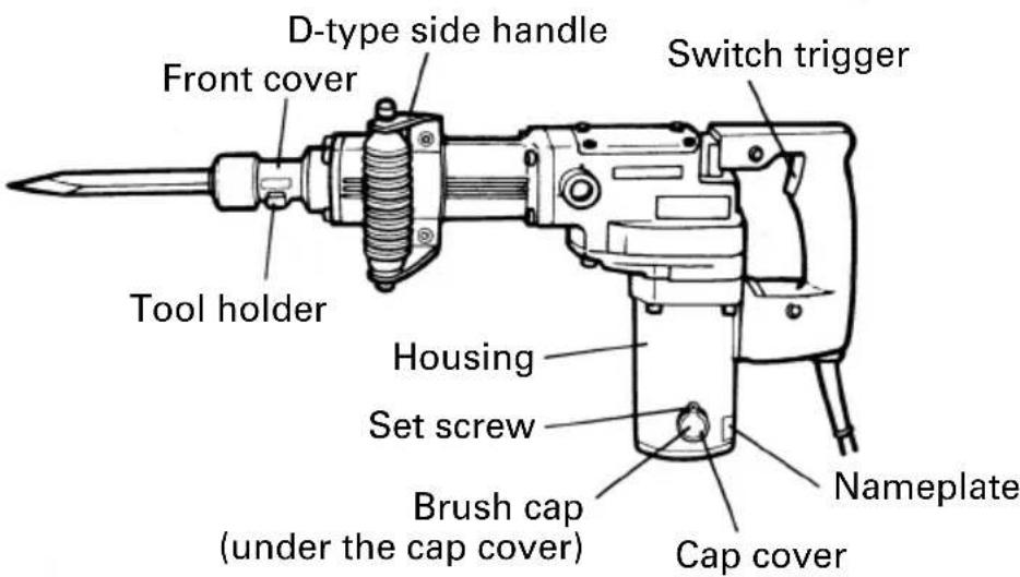 HiKOKI H55SC - NAME OF PARTS - 1