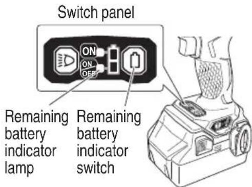 HiKOKI WH18DBDL2 - About Remaining Battery Indicator - 1