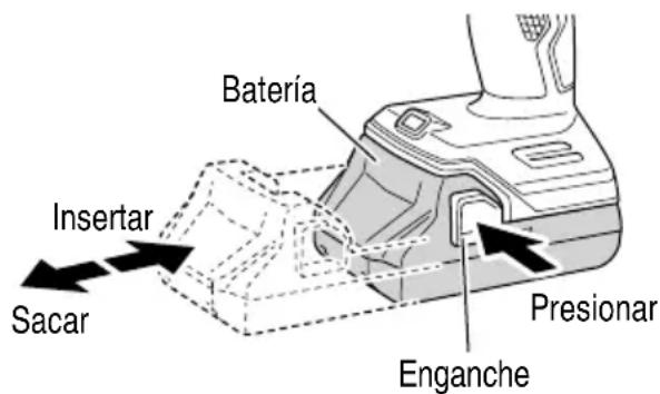 HiKOKI RH18DA - INSTALACIÓN Y EXTRACCIÓN DE LA BATERÍA - 1