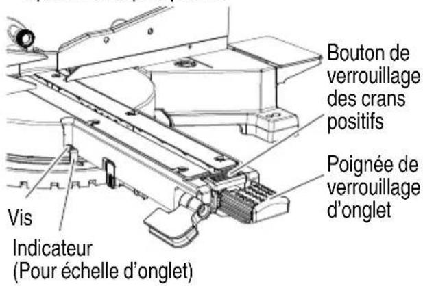 HiKOKI C3610DRA - Réglage de l'angle d'onglet - 1