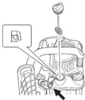 HiKOKI CS33EDTP - Nettoyage du filtre à carburant (Fig. 38) - 1