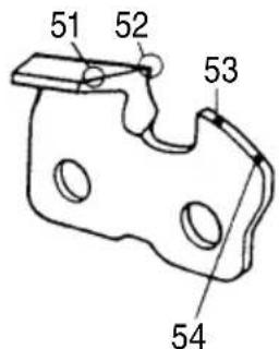 HiKOKI CS33EDTP - AFILADO DE LA CADENA Piezas de una cuchilla (Fig. 41, 42) - 2
