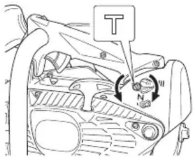 HiKOKI CS33EDTP - Ajuste del carburador (Fig. 32) - 1
