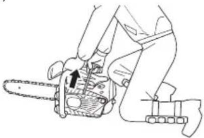 HiKOKI CS33EDTP - Starting the cold engine (Fig. 12-17) CAUTION - 4