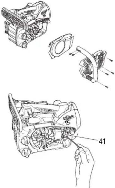 HiKOKI CS33EDTP - Cleaning the cylinder fi ns (Fig. 40) - 1