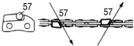 HiKOKI CS33EDTP - INSTRUCTIONS GÉNERALES POUR L'AFFUTAGE DES MAILLONS- GOUGE - 1