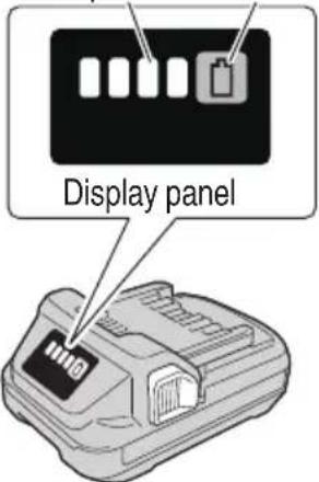 HiKOKI WH18DFX - Remaining battery indicator - 1