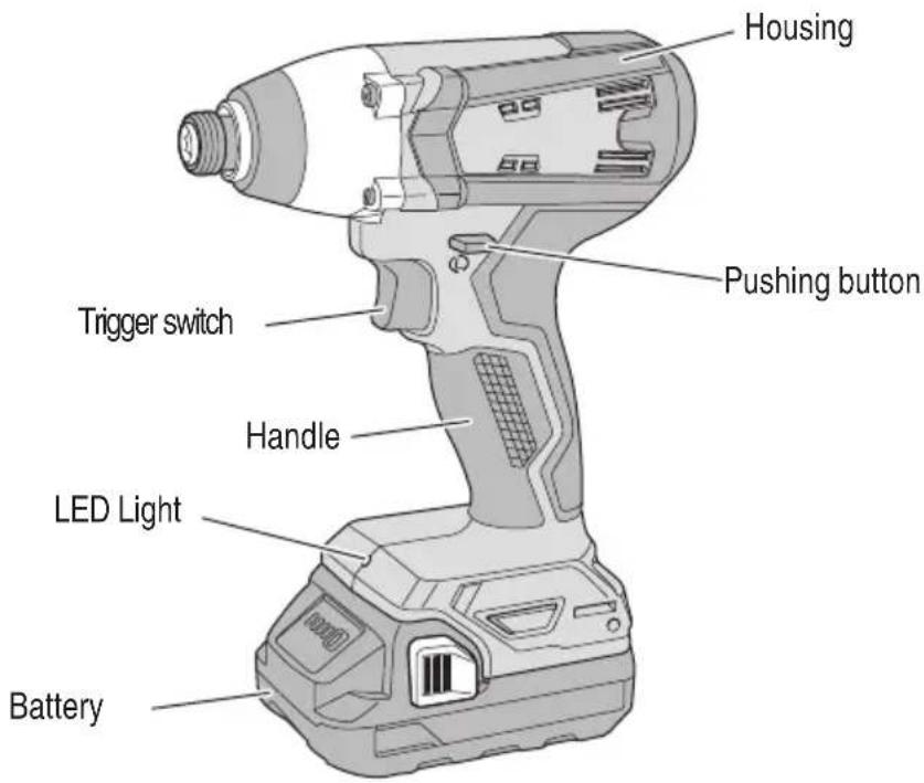 HiKOKI WH18DFX - Cordless Impact Driver (WH18DFX) - 1