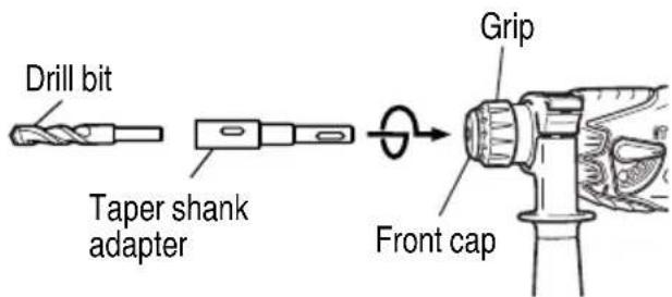 HiKOKI DH18DSL - Using depth gauge (Fig. 14) - 2