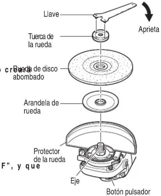 HiKOKI G18SCY - MONTAJE Y DESMONTAJE DE LA RUEDA DE DISCO ABOMBADO - 1