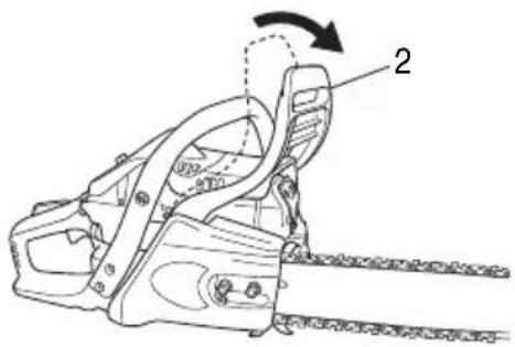 HiKOKI TCS33EB - Starting the cold engine (Fig. 12-17) CAUTION - 1