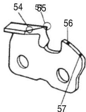 HiKOKI TCS33EB - Chain sharpening Parts of a cutter (Fig. 45, 46) - 2