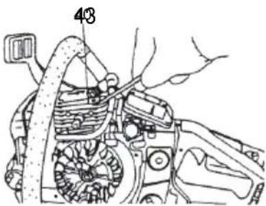 HiKOKI TCS33EB - Limpieza de las aletas del cilindro (Fig. 42) - 1