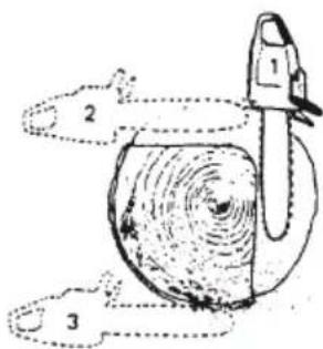 HiKOKI TCS33EB - Grumes d'un diamètre supérieur à la longueur du guide-chaine - 1
