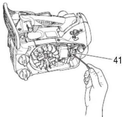 HiKOKI TCS33EDTP - Limpieza de las aletas del cilindro (Fig. 40) - 2