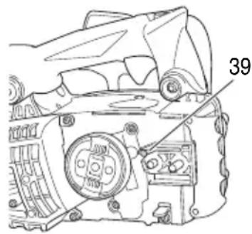 HiKOKI TCS33EDTP - Orifice de lubrication (Fig. 35) - 1