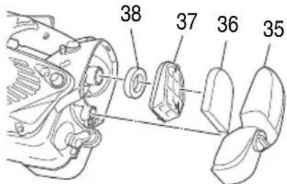 HiKOKI TCS33EDTP - Limpieza del fi ltro de aire - 1