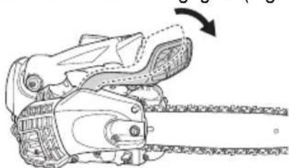 HiKOKI TCS33EDTP - Starting the cold engine (Fig. 12-17) CAUTION - 1