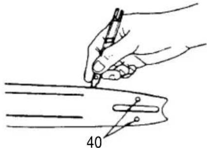 HiKOKI TCS33EDTP - Guide-chaine (Fig. 36) - 1