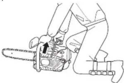 HiKOKI TCS33EDTP - Starting the cold engine (Fig. 12-17) CAUTION - 4