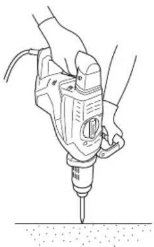 HiKOKI H60MEY - FORMA DE USAR EL MARTILLO DEMOLEDOR - 1