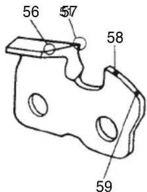 HiKOKI TCS51EAP - Parts of a cutter (Fig. 42, 43) - 2