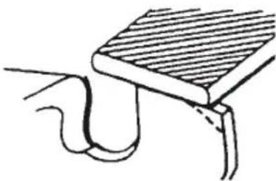 HiKOKI TCS51EAP - Diminuer la hauteur des limiteurs de profondeur avec une lime - 2