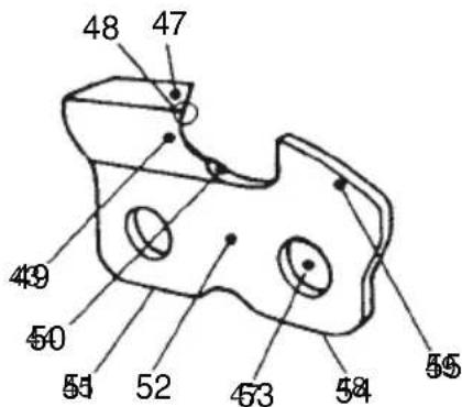 HiKOKI TCS51EAP - Parts of a cutter (Fig. 42, 43) - 1