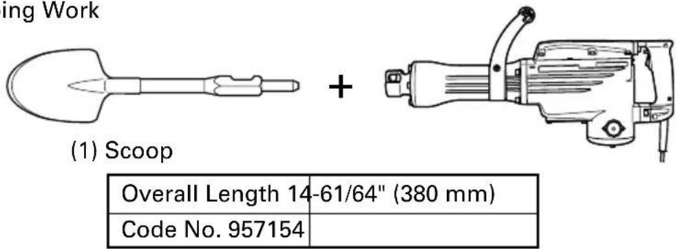 HiKOKI H65SC - OPTIONAL ACCESSORIES...... sold separately - 6