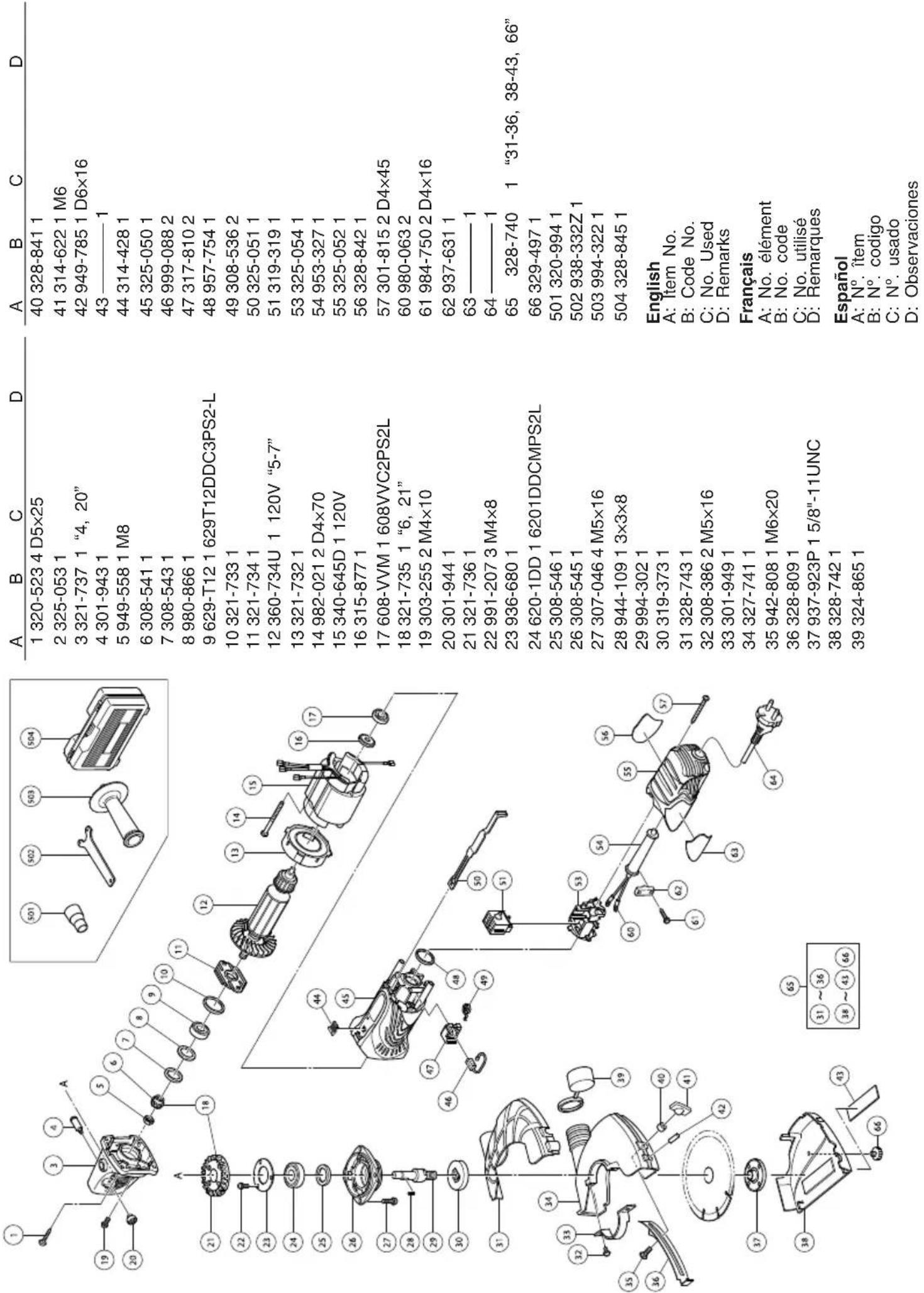 HiKOKI CM5SB - NOTA - 1