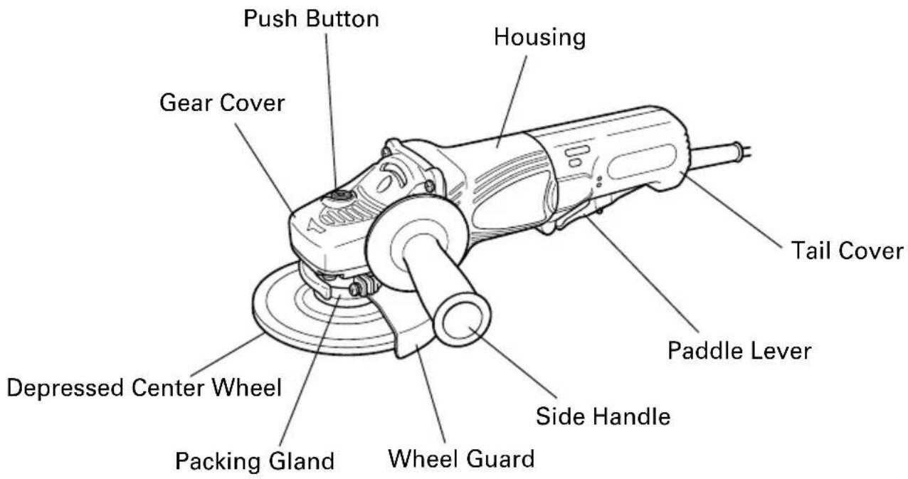 HiKOKI G12SE2 - NAME OF PARTS - 1