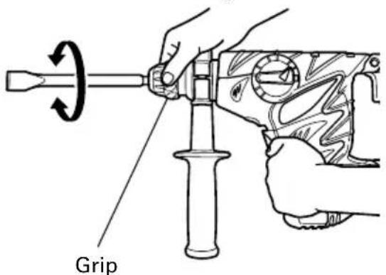 HiKOKI DH30PC2 - Using the stopper (Fig. 11) - 3